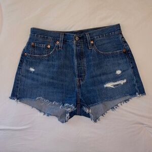 Levi’s 501 original high rise shorts